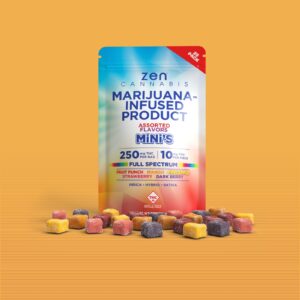 Zen Cannabis Marijuana Infused Product Full Spectrum Assorted Flavor Minis