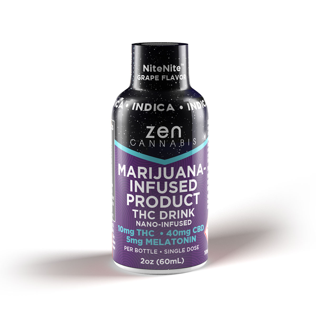 Zen Cannabis Marijuana Product Nano Infused with THC CBD and Melatonin
