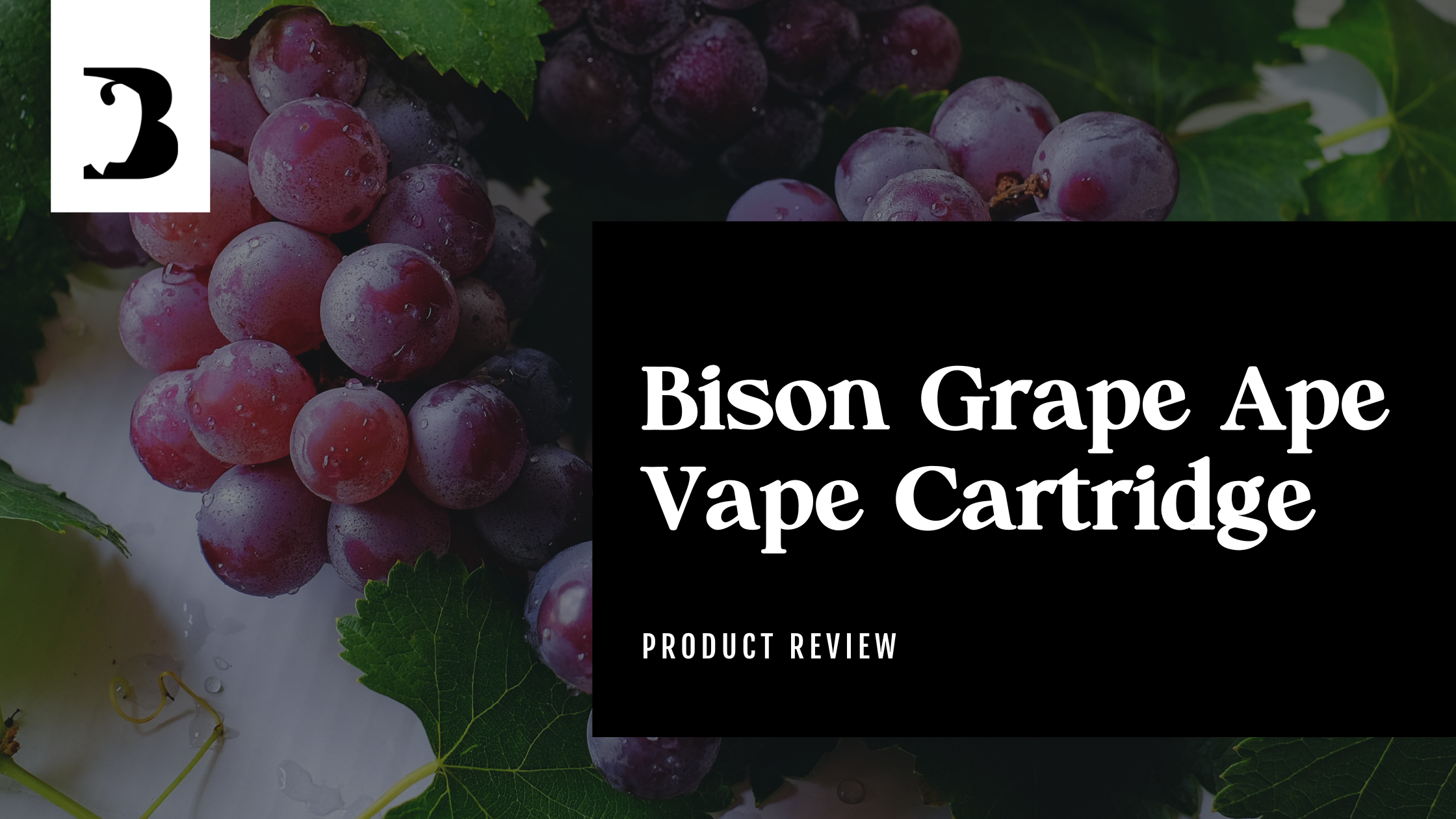 Bison Grape Ape Vape Cartridge