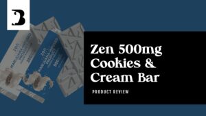 Zen 500mg Cannabis Infused Cookies & Cream Chocolate Bar