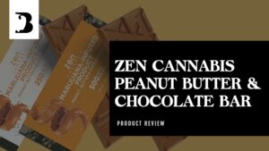 Zen Cannabis Peanut Butter and Chocolate Bars